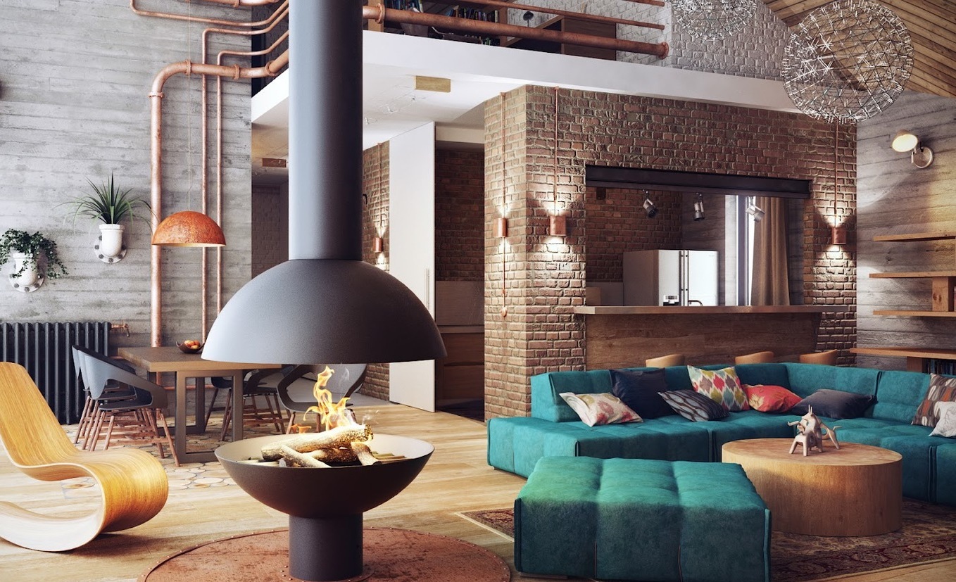 мебель в стиле лофт